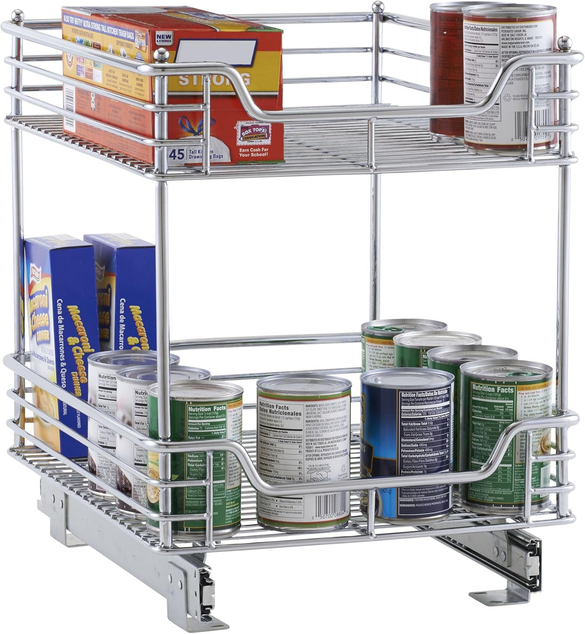 2-Tier Sliding Cabinet Organizer E752993