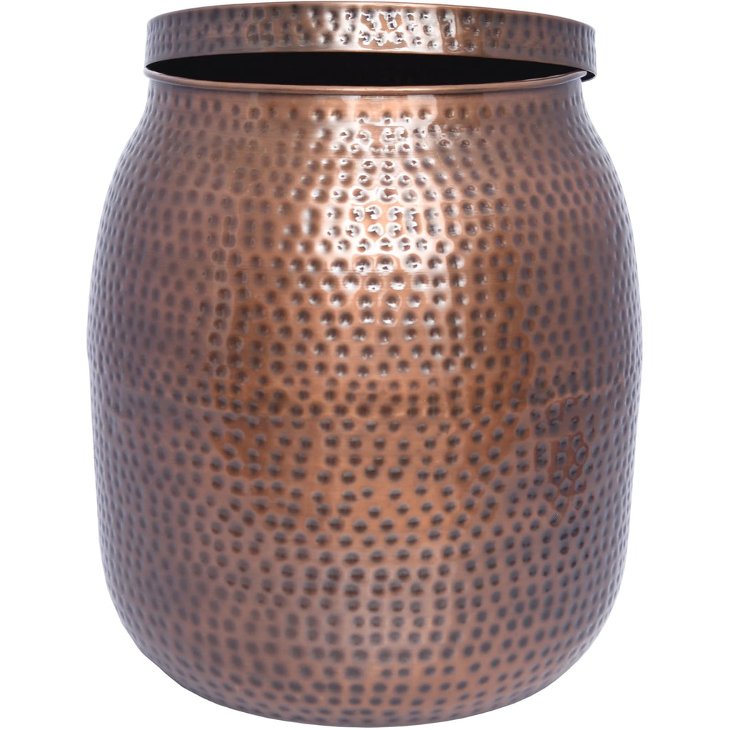 20 Hammered Finish Metal Garden Stool E290