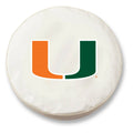 White Vinyl Spare Tire Cover Y7540