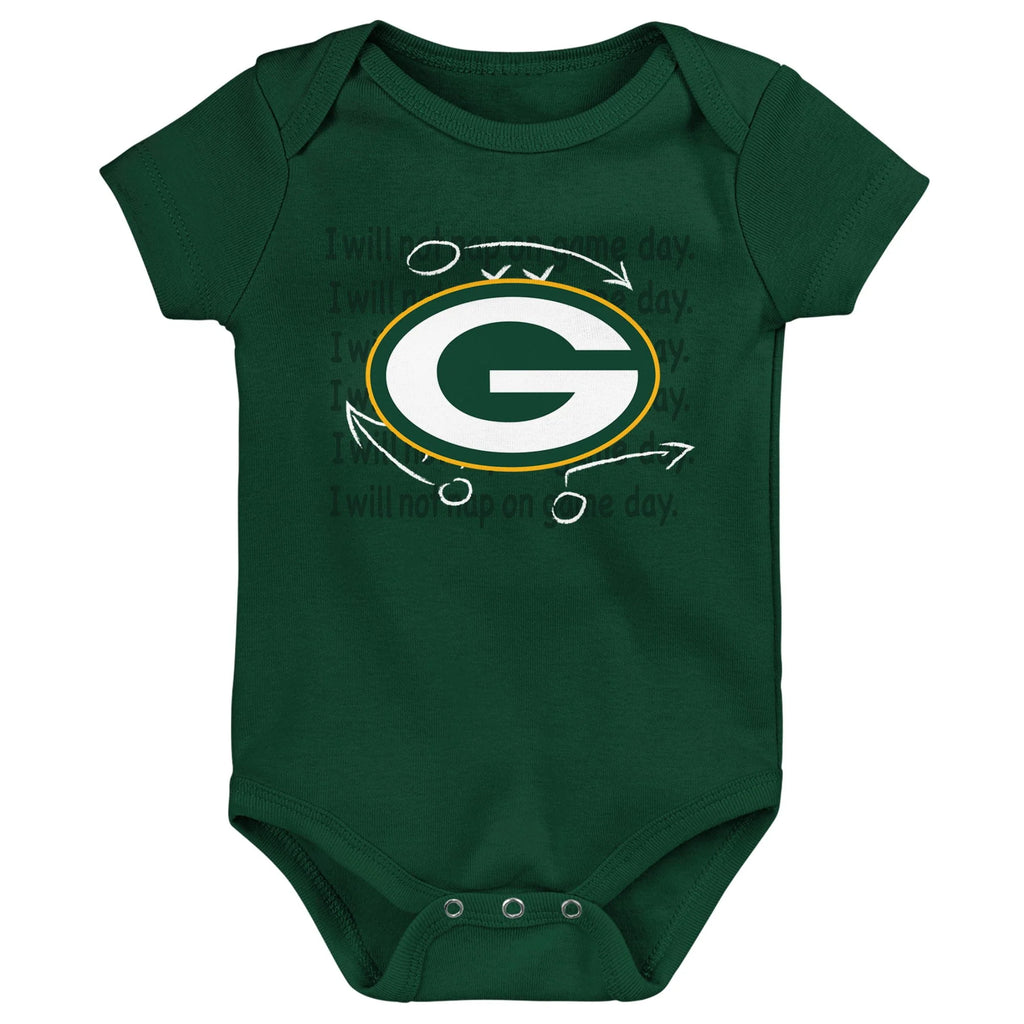 Green Gold Heather Gray 3 Pack Bodysuit Set I6561
