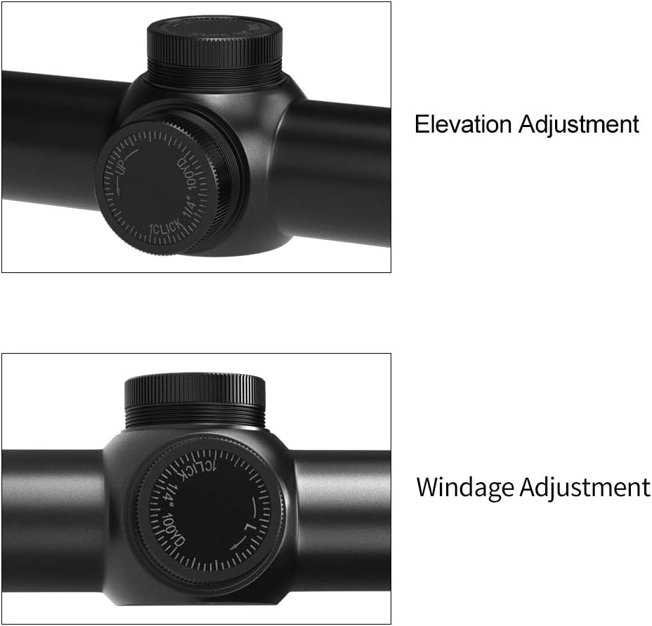2-7x32mm Long Eye Relief Rifle Scope V1388