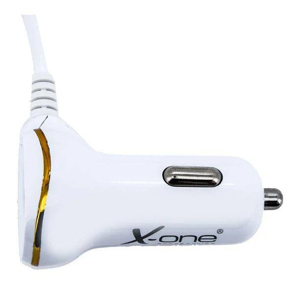 USB Micro USB White Car Charger H45969