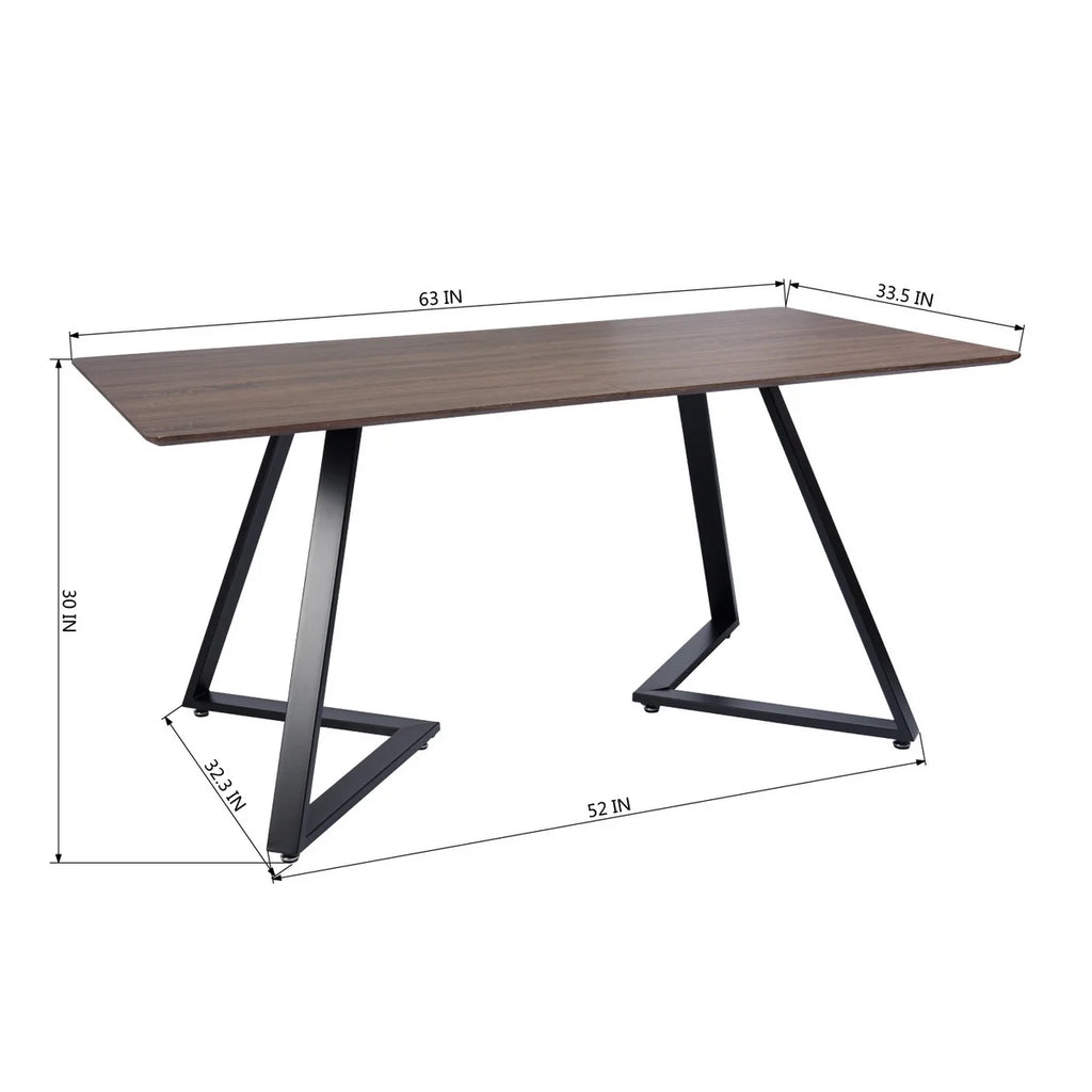 Solid Wood Rectangular Dining Table L129
