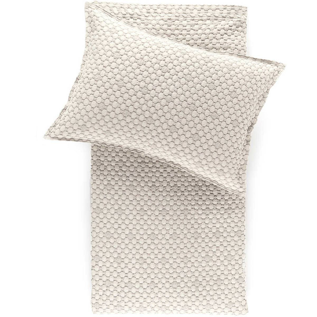 King Silver Matelasse Coverlet O11482