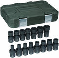 15 pc. 3/8" Drive 6 Point Metric Universal Impact Socket Set T914352
