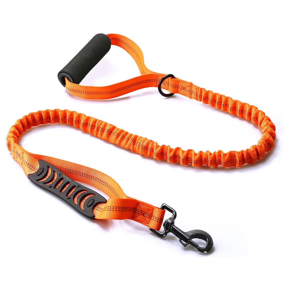 High Reflective Elastic Bungee Dog Leash with Cushion Handle E192