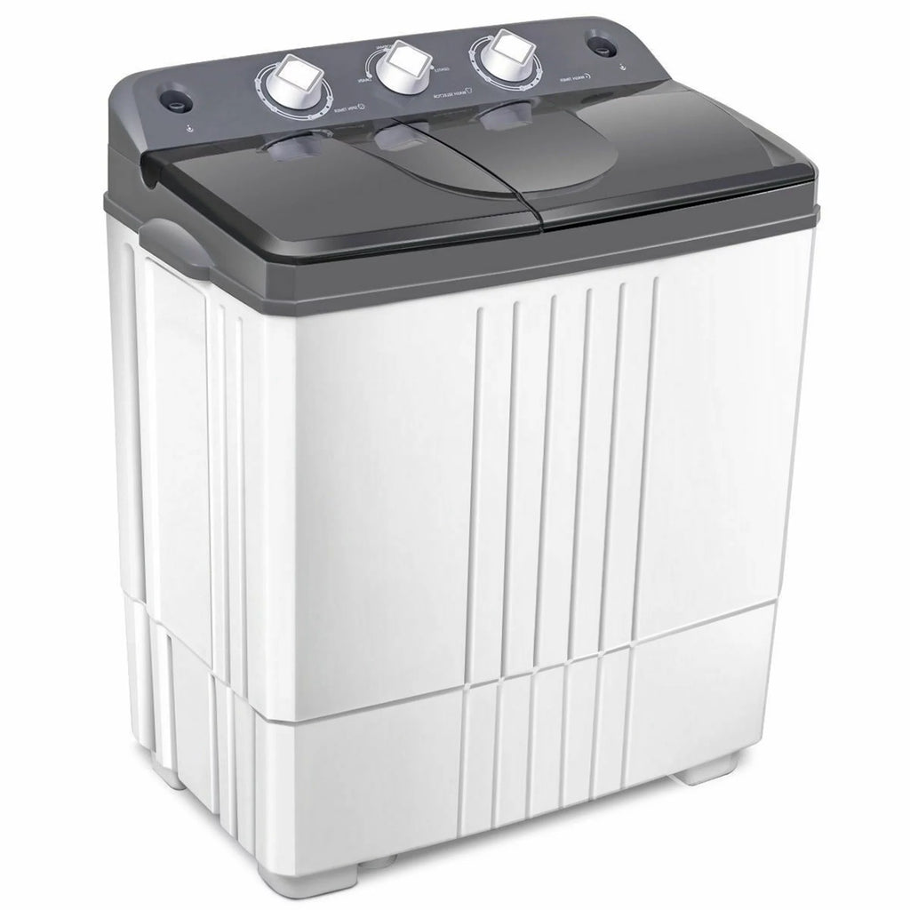 Portable Twin Tub 20 lbs Capacity Washing Machine I781923