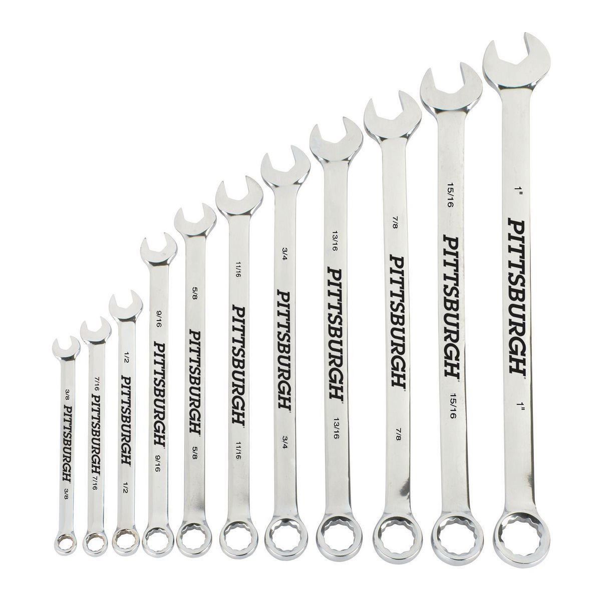 11 Piece SAE Combination Wrench Set J7211