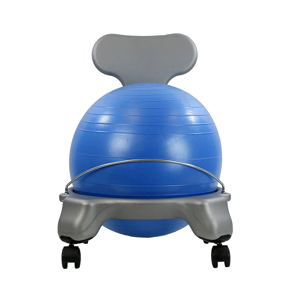 Plastic Mobile Ball Chair with Back W60962
