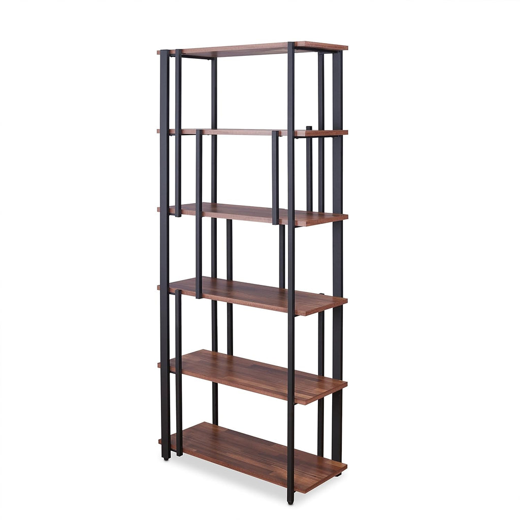 Walnut & Sandy Black Bookcase N52522