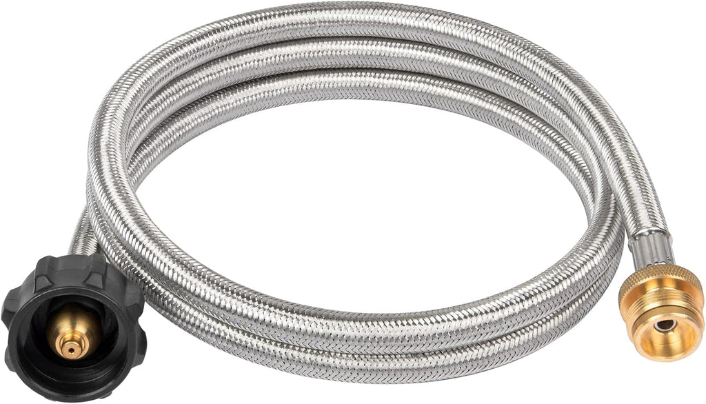 Propane Adapter & 5ft Braided Hose F193463