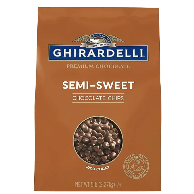 Semi-Sweet Chocolate Chips 5lb Bag I39125
