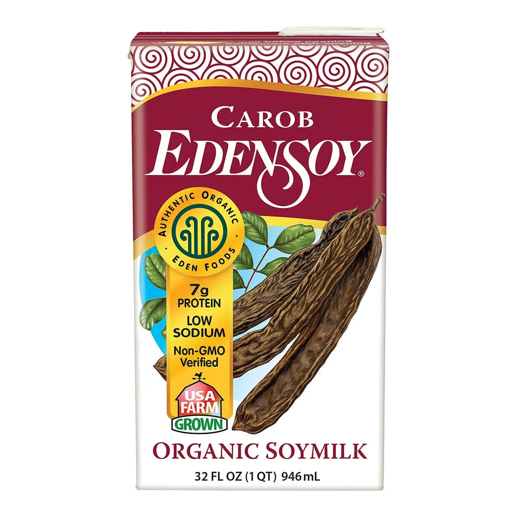 Organic EdenSoy Soymilk Dairy Free Carob 32 fl oz Pack of 3 P8563
