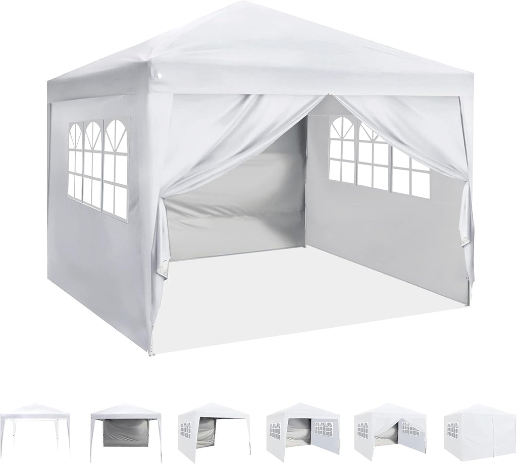 10'x10' Pop Up Canopy with Sidewalls A13337