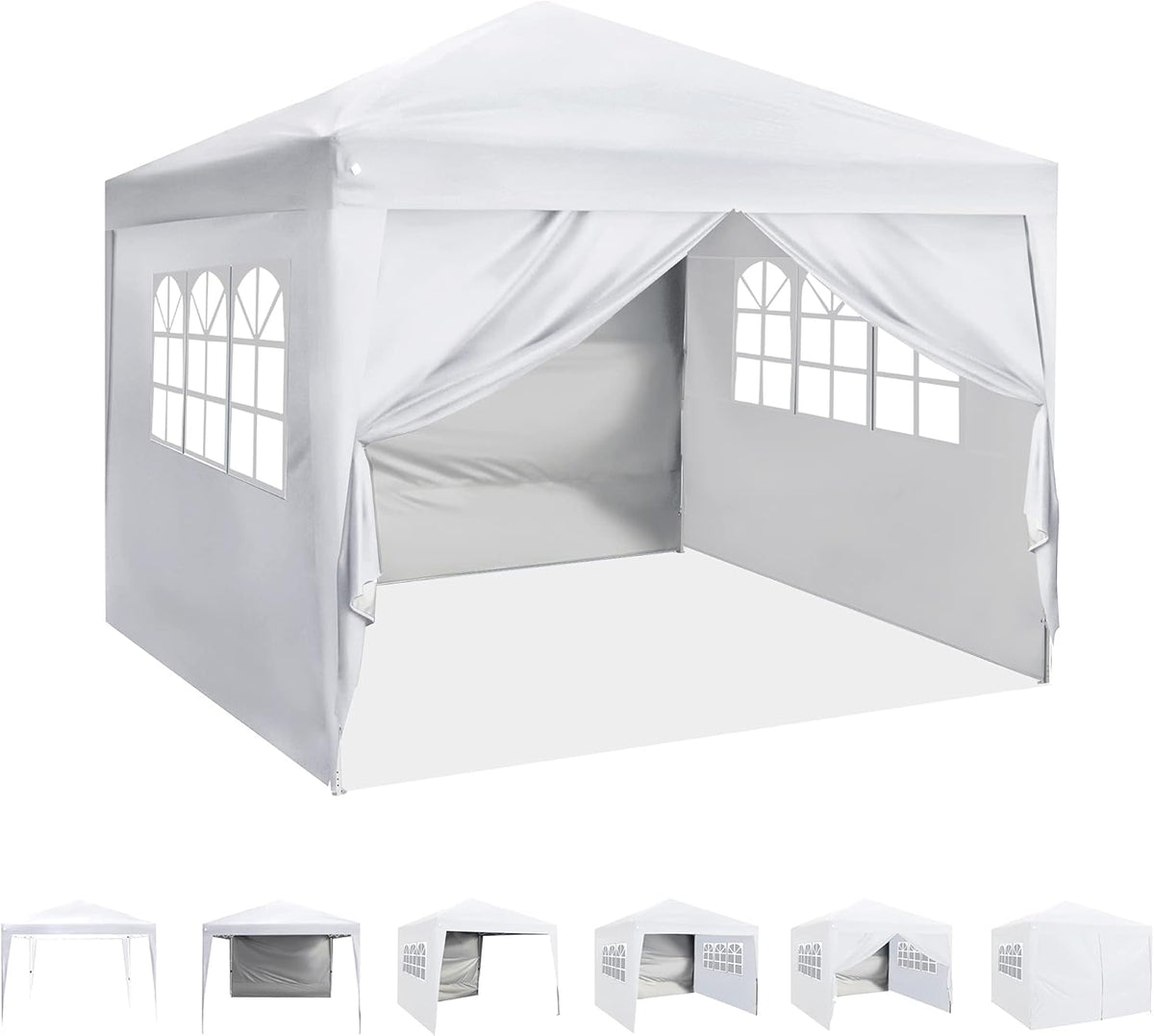 10'x10' Pop Up Canopy with Sidewalls A13337