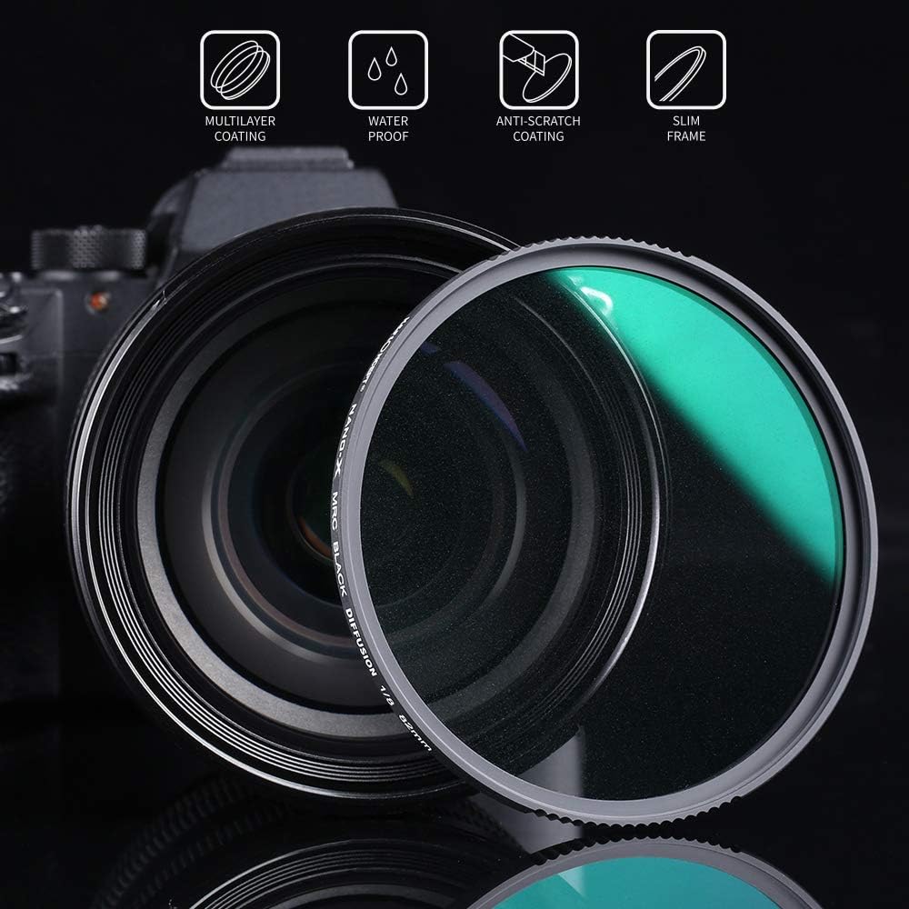 77mm Black Diffusion 1/8 Camera Lens Filter G216