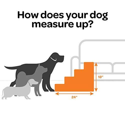 4-Step Pet Steps with CertiPUR-US Certified Foam, Ivory, 18 inch, Medium C279444