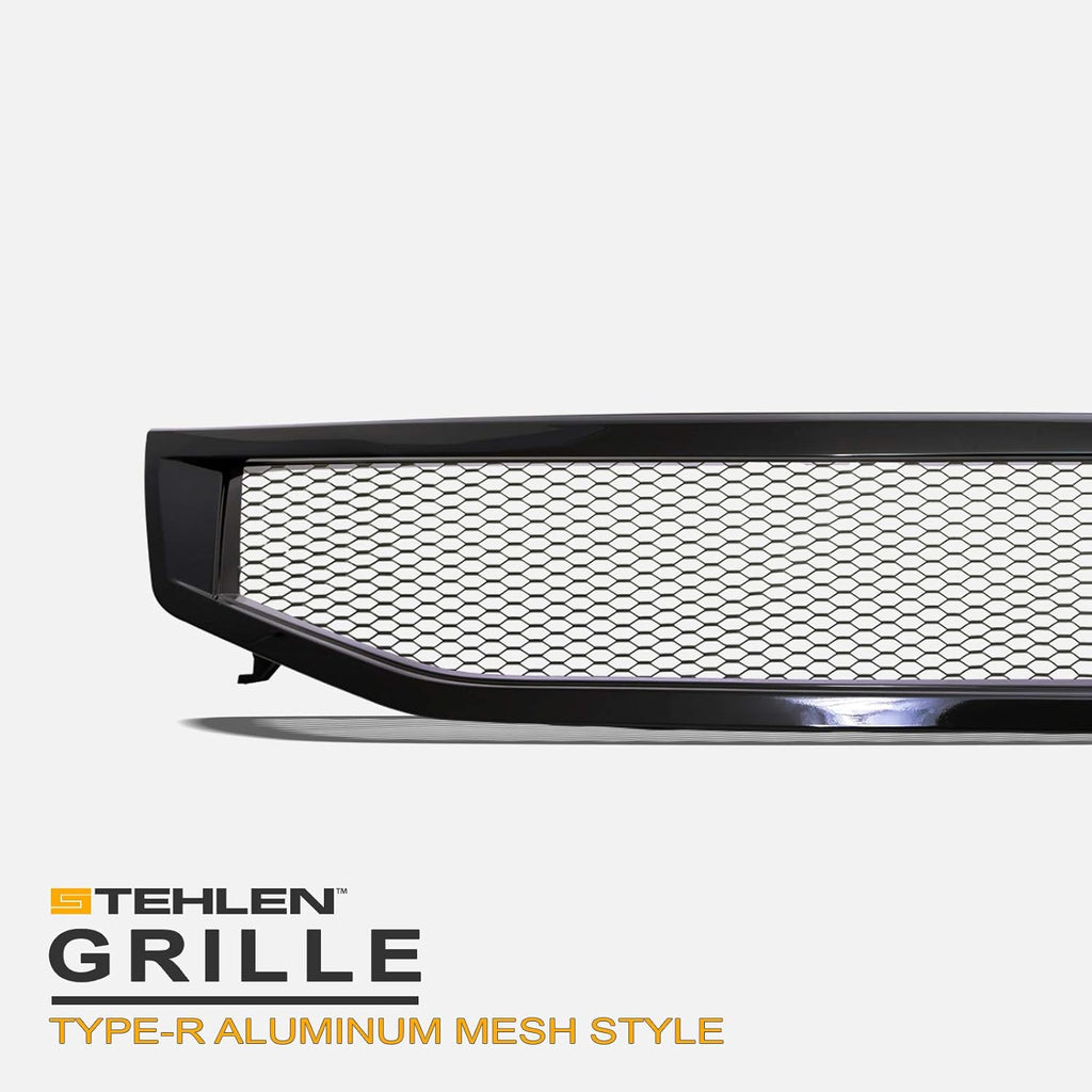 Black Aluminum Mesh Front Hood Bumper Grille for Honda Accord 4 Door Sedan O341289