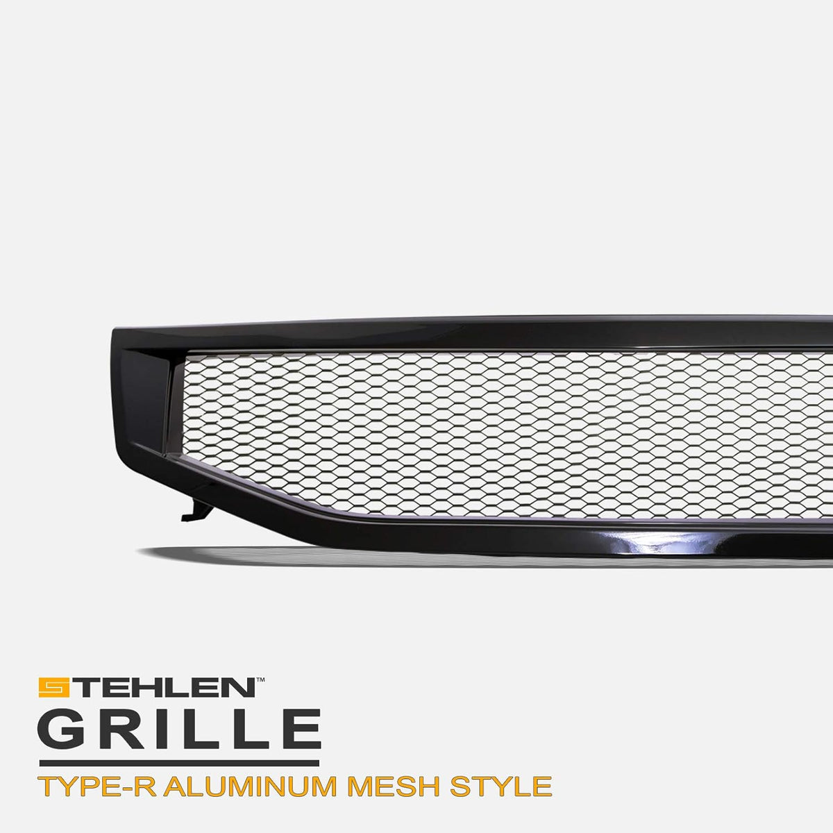 Black Aluminum Mesh Front Hood Bumper Grille for Honda Accord 4 Door Sedan O341289