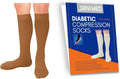 Knee High 8-15 Compression Diabetic Socks V351253