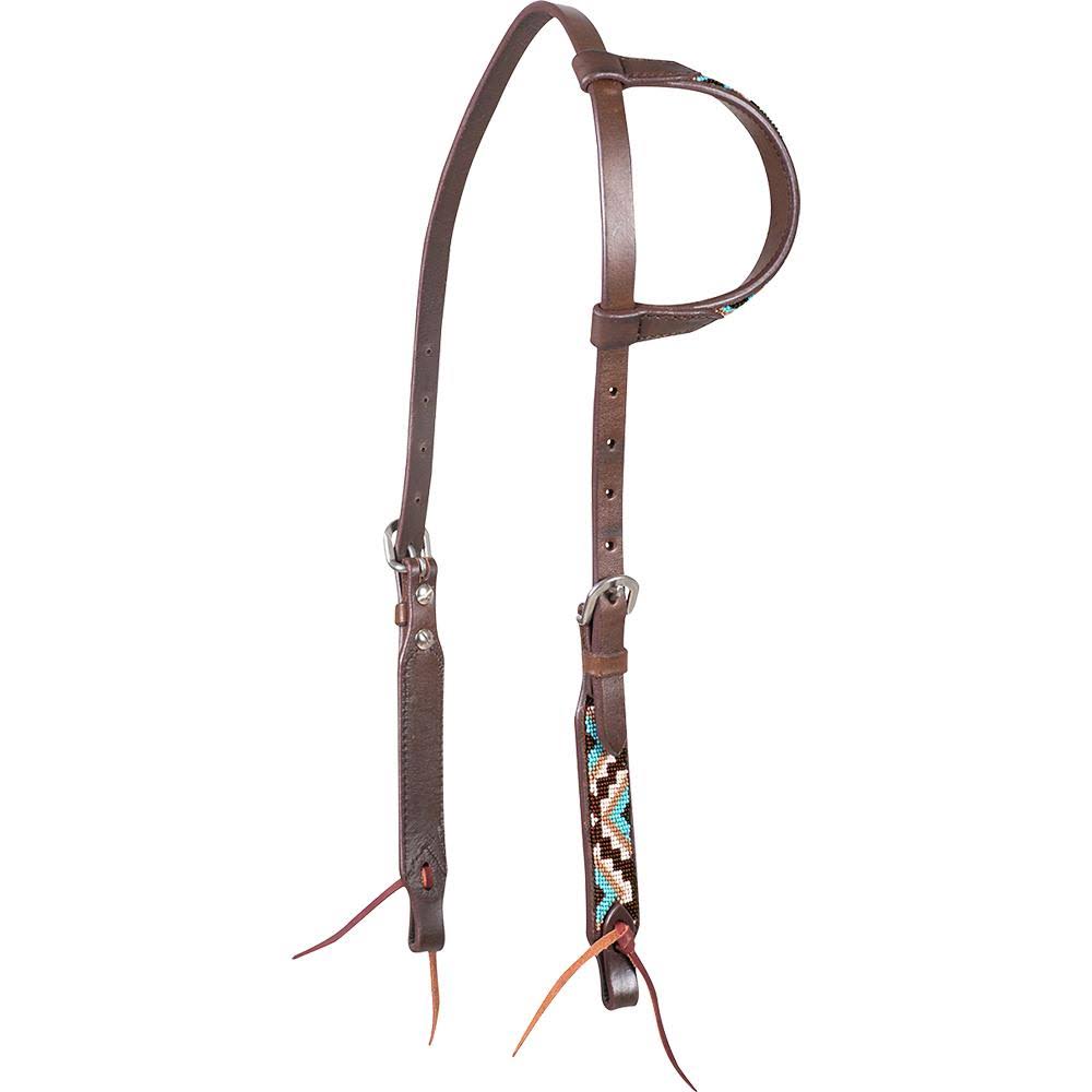 Beaded Ear Headstall H8149
