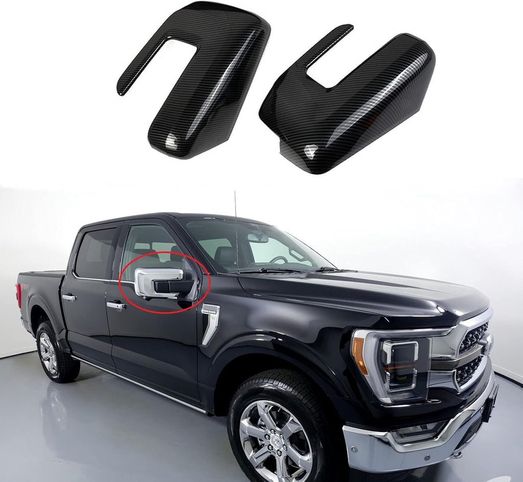 Carbon Fiber Side Door Mirror Cover Trim N39570