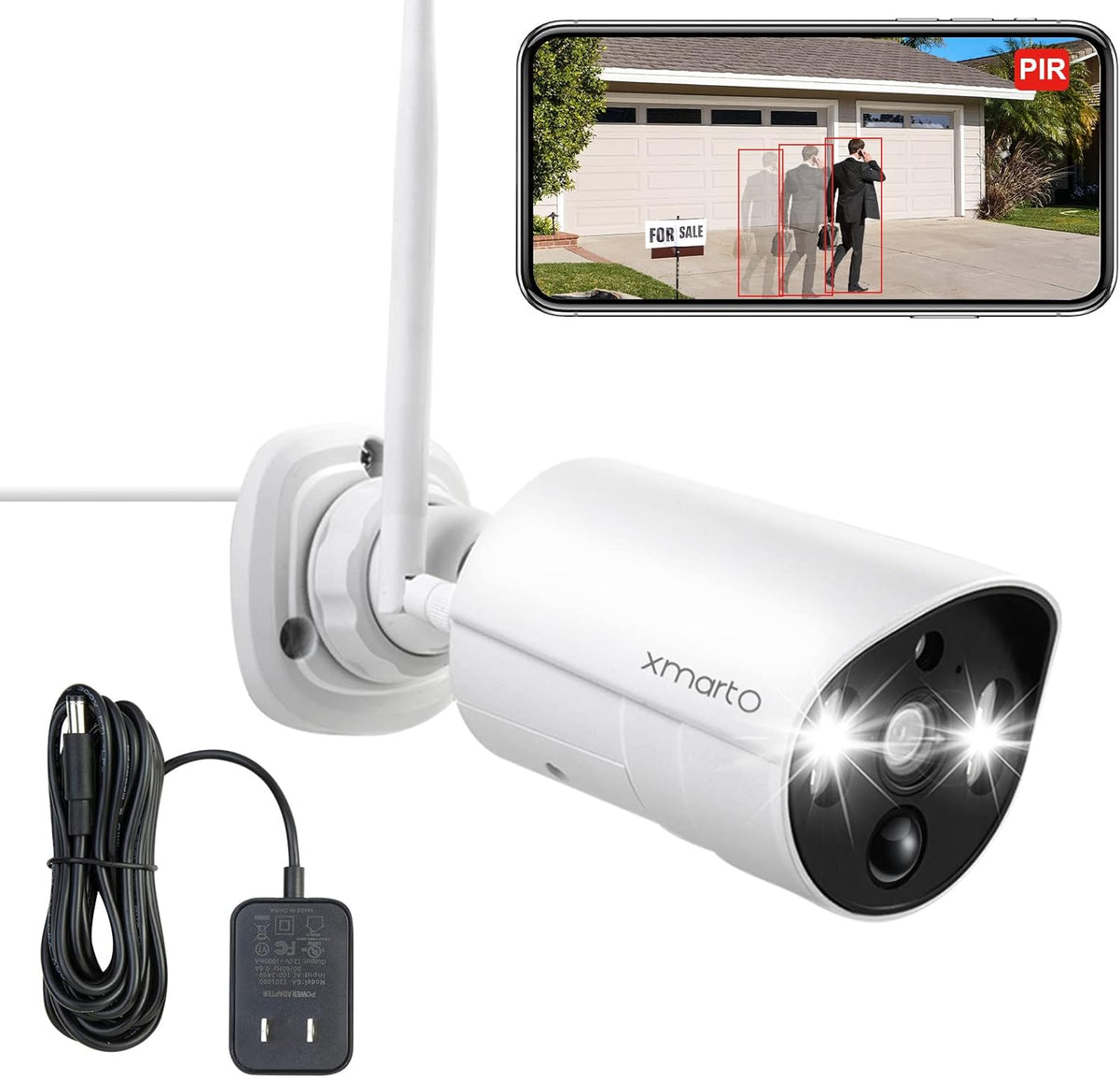 2K HD Wireless Security Camera System with Color Night Vision R50681
