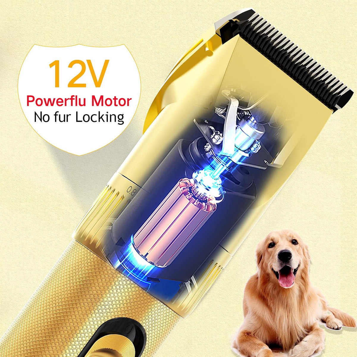 12V High Power Plug-in Dog Clippers J78562