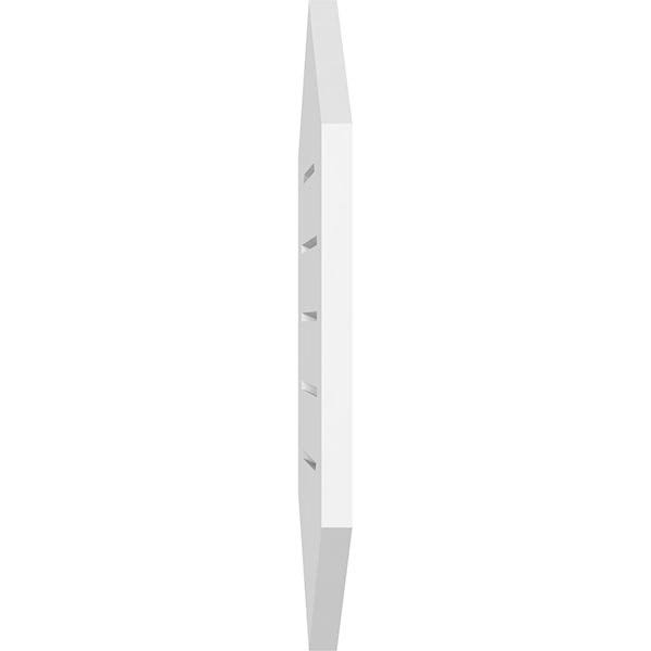 Vertical Peaked Surface Mount PVC Gable Vent K5547