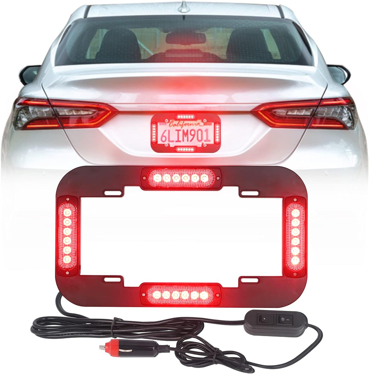 Emergency Strobe Lights 13.5 inch 24 LED Pack of 2 O6950