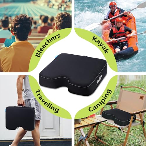 Stadium Seat Cushion with Memory Foam Waterproof Extra Thick R83908