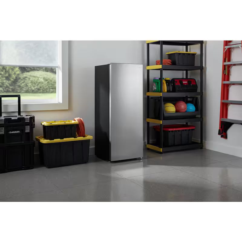 7 cu. ft. Convertible Upright Freezer/Refrigerator in Stainless Steel X2414
