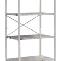 White 4 Tier Freestanding Kitchen Bakers Rack L16451