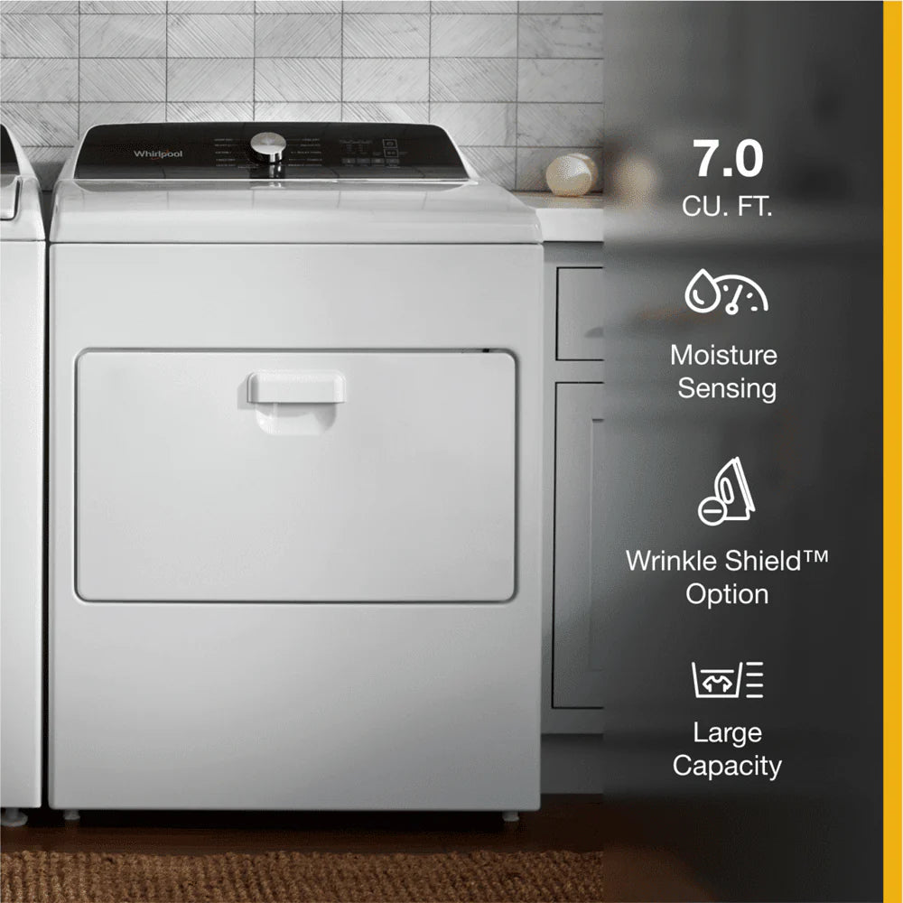 White Top Load Gas Dryer I853