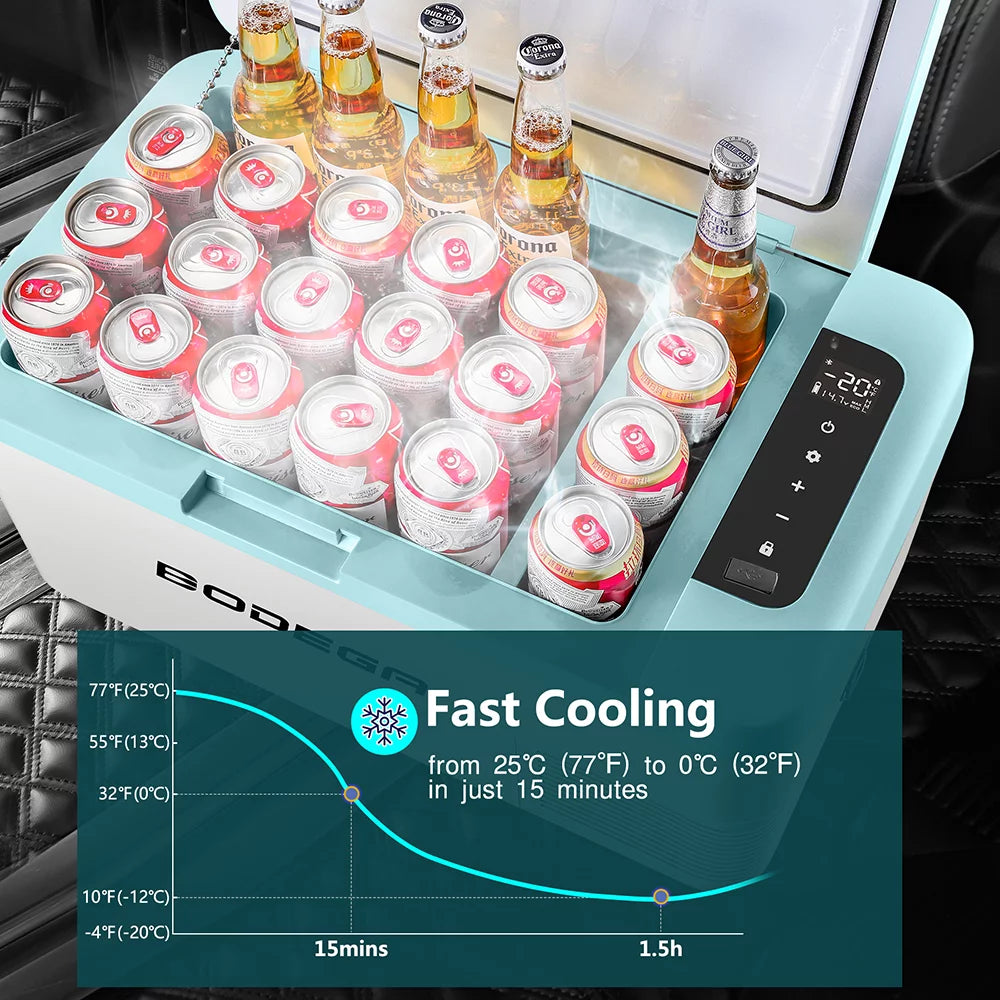27 Qt Portable Electric Car Cooler P26852