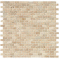 Tumbled Travertine Mesh-Mounted Mosaic Tile W763