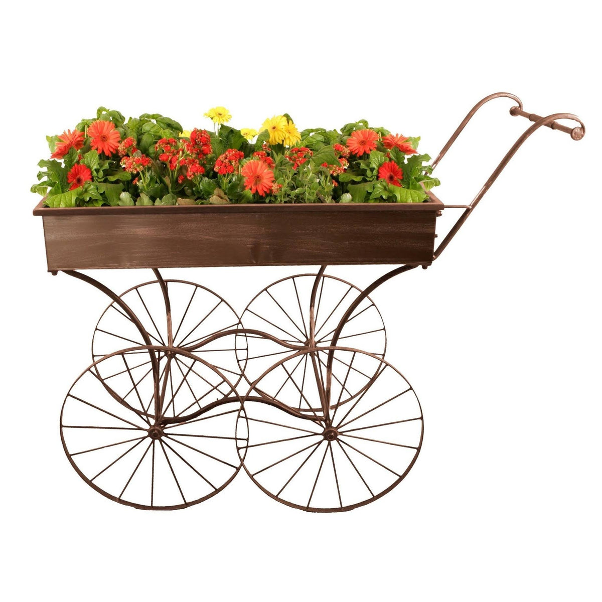 Retro Metal Rolling Display Cart H463716