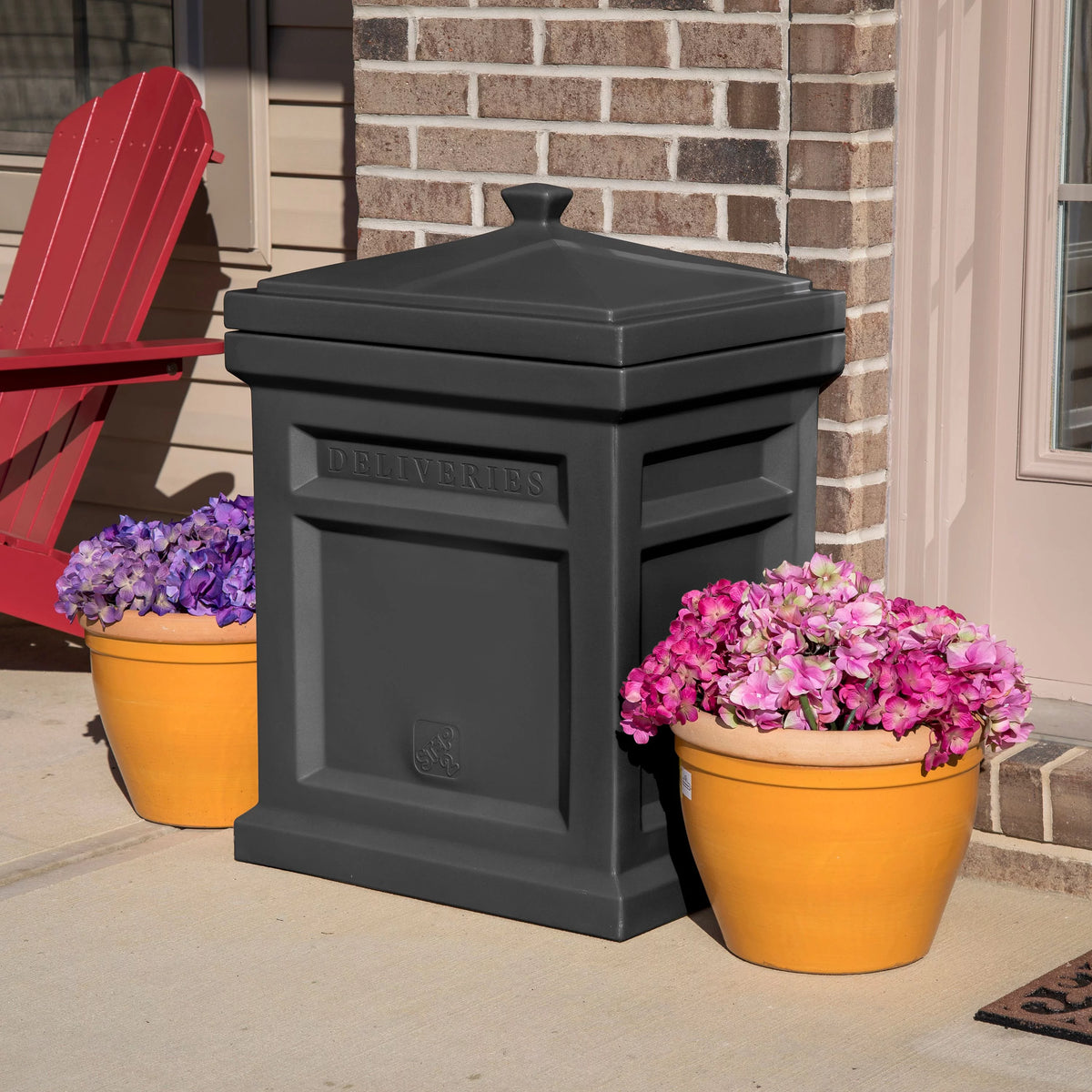 Black Parcel Delivery Box N52570