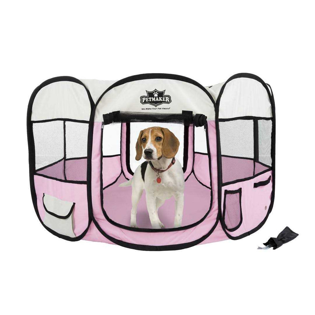 Portable Pop-Up Pet Play Pen with Carrying Bag V764