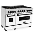 48 6.0 cu. ft. Dual Fuel Range with White Matte Door Q214617