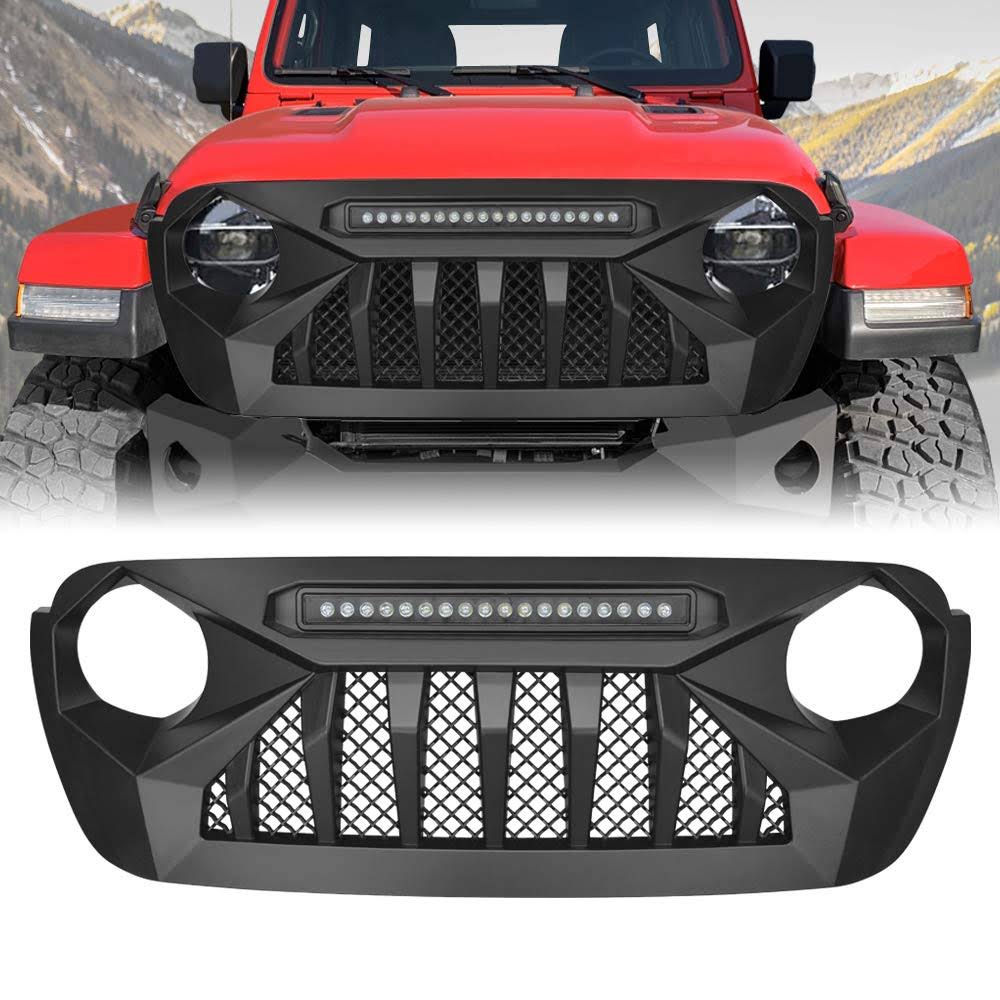 ABS Front Grill Cover with LED H336