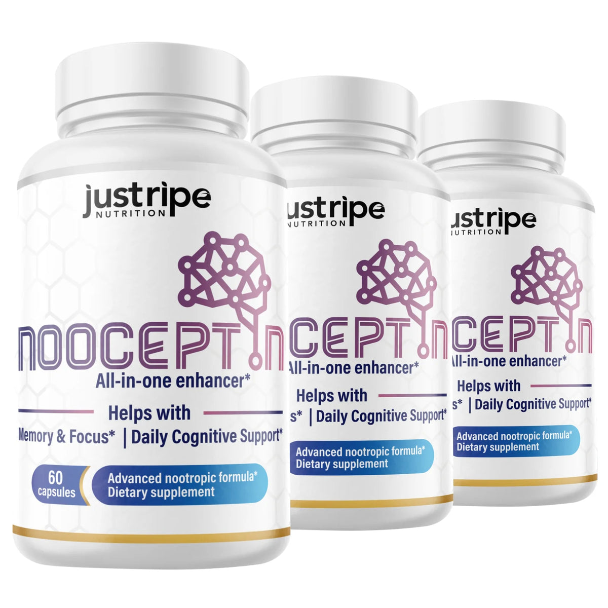 3 Pack Cognitive Enhancer Capsules I36028
