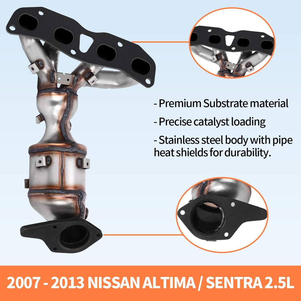 Catalytic Converter with Exhaust Manifold V871
