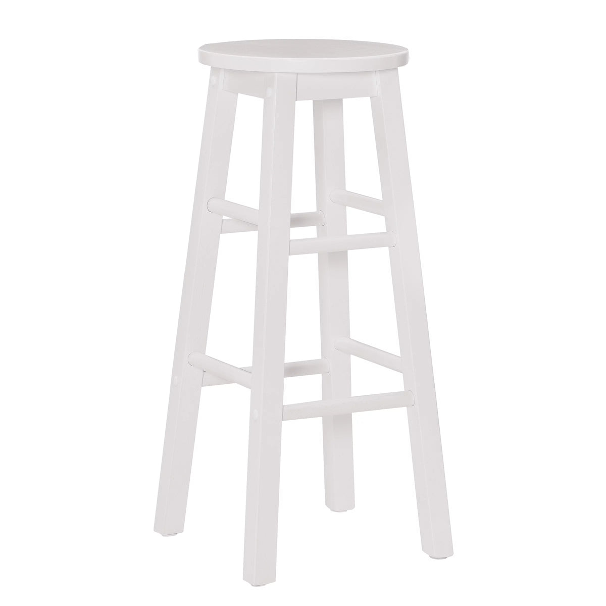White Wood Bar Stool P548712