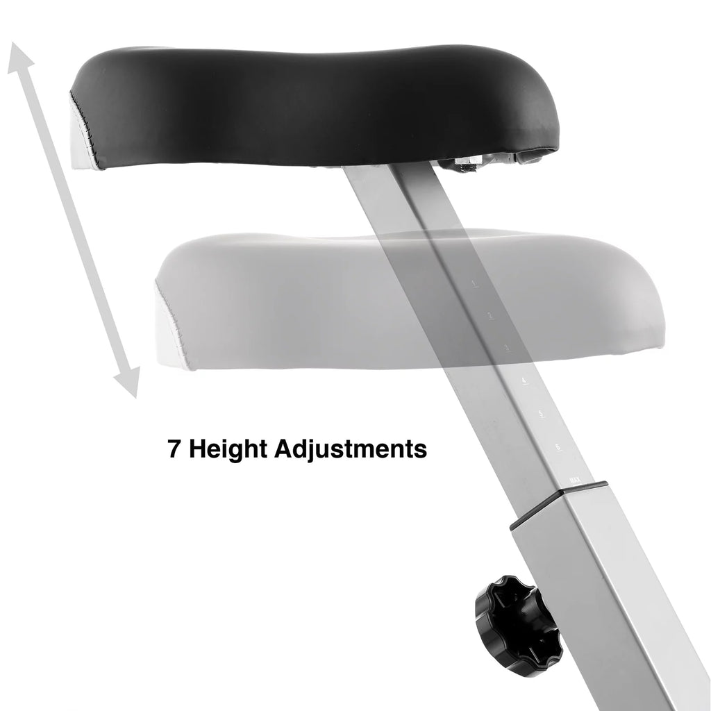 Folding Upright Stationary Exercise Bike with Magnetic Resistance S411609