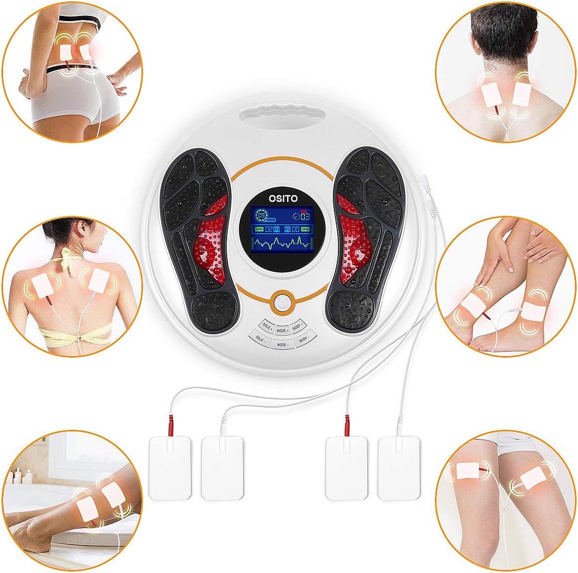 EMS Feet and Legs Massager Machine for Neuropathy O85965