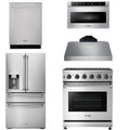 30 Gas Range, Range Hood, Microwave, Refrigerator, Dishwasher B70734