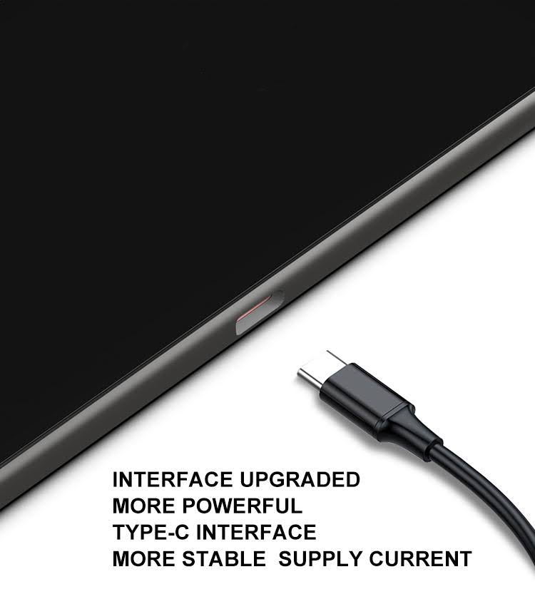 Black 3-in-1 Glass Wireless Charge Pad G487