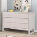 Rustic Wooden 6 Drawers Dresser Q655532
