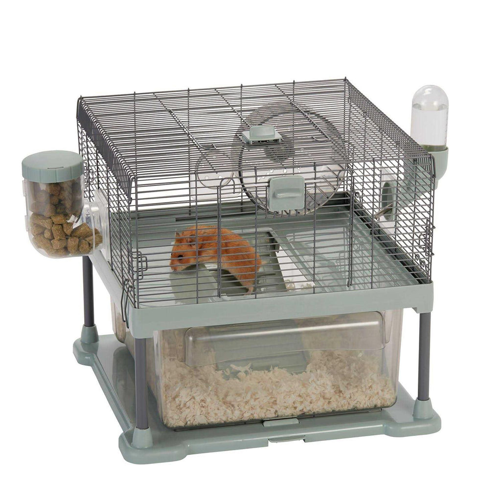 Small Pet Habitat with Wheel and Water Bottle R793